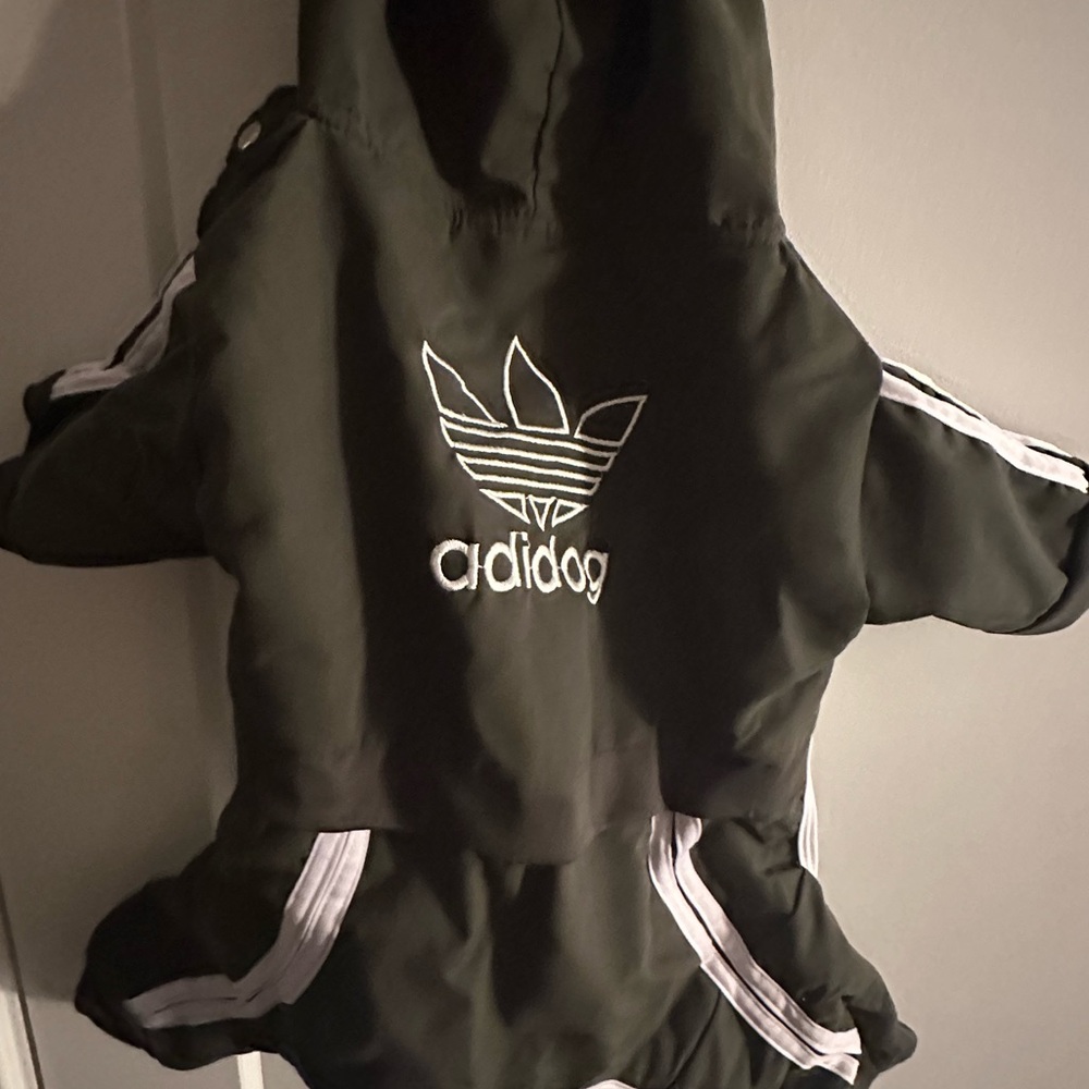 Adidog Green Pet Hoodie